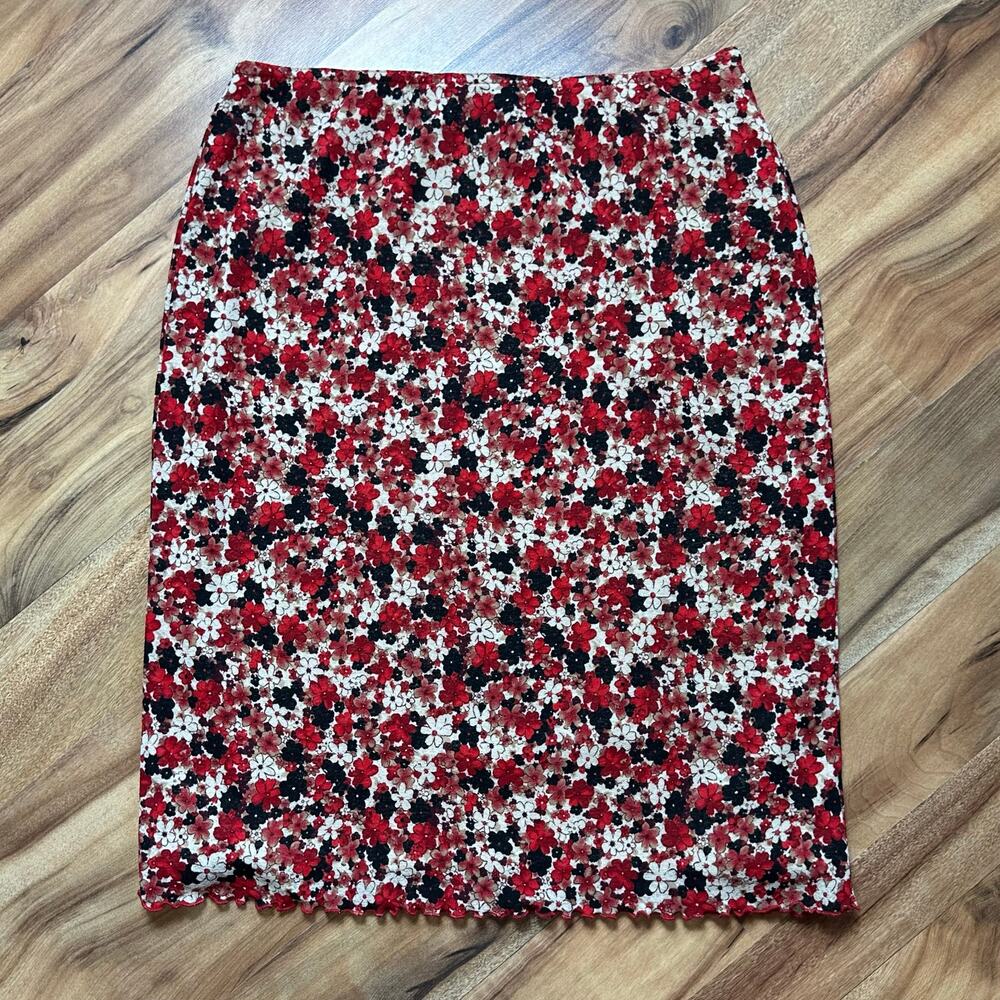Vintage 90’s Y2K Floral Skirt Size Large